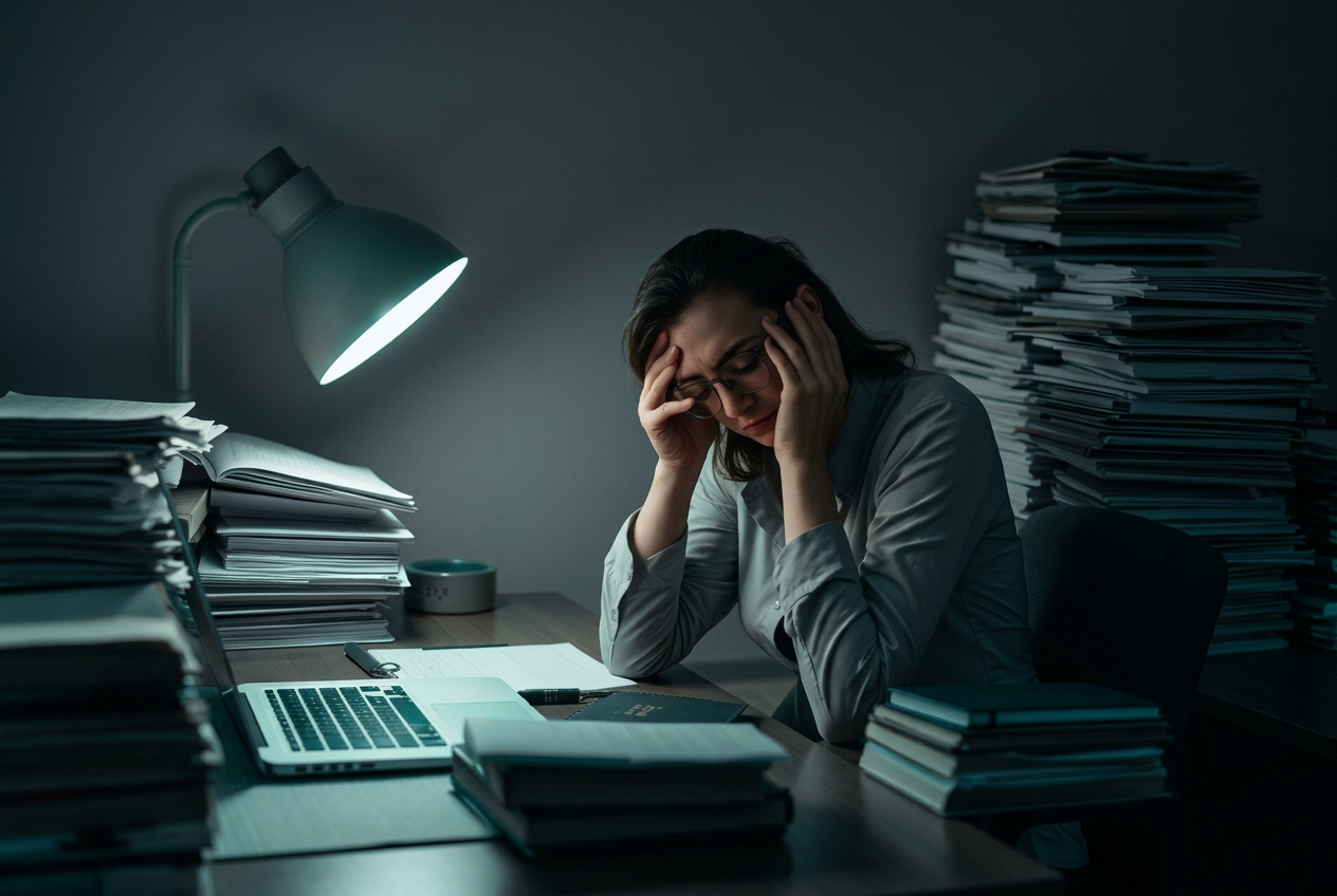 Teacher overwhelmed by workload